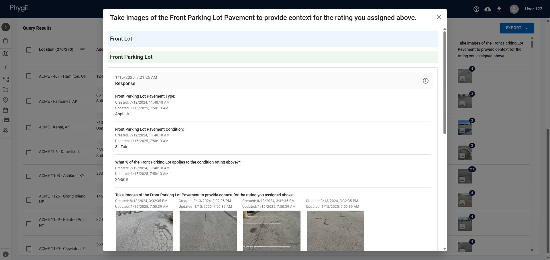 Phygii query tool detailed answer