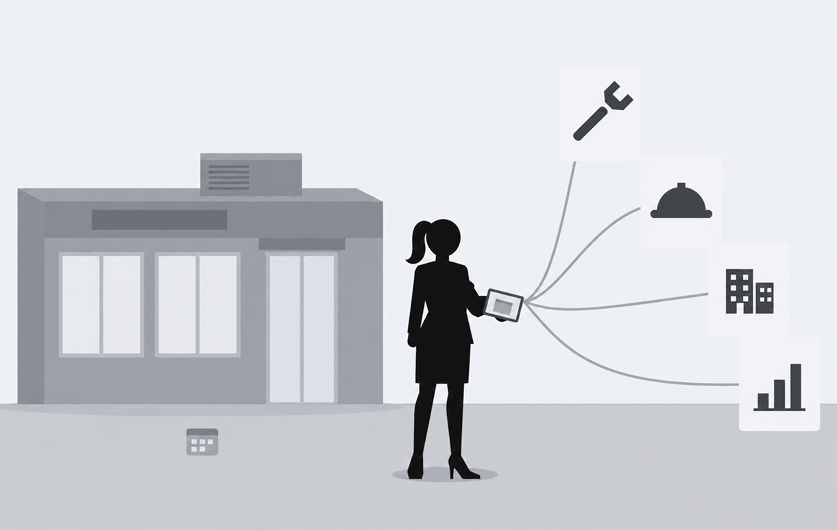 Connected Businesswoman Infographic (1)