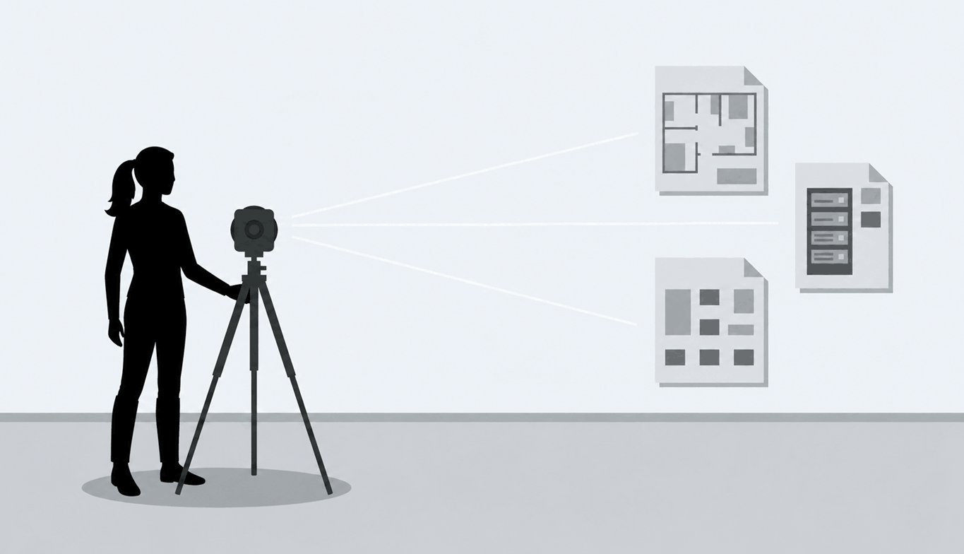 Surveying Camera with Document Projections (1)
